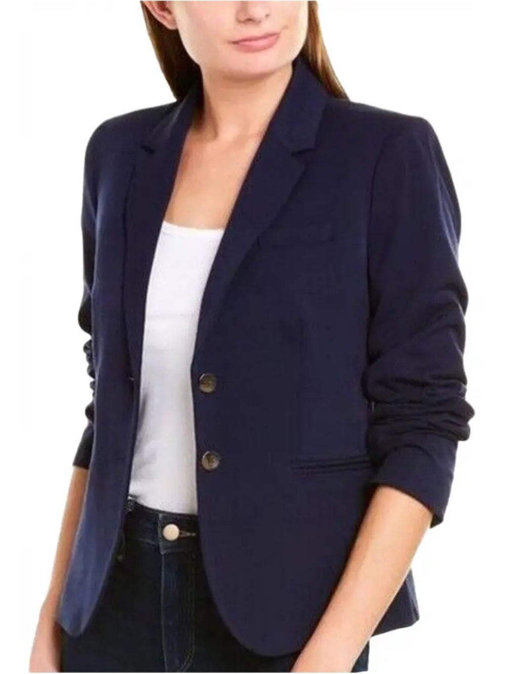 J. Crew Mercantile - Fitted Tailored Navy Blazer - Like New Never Worn - Size 4